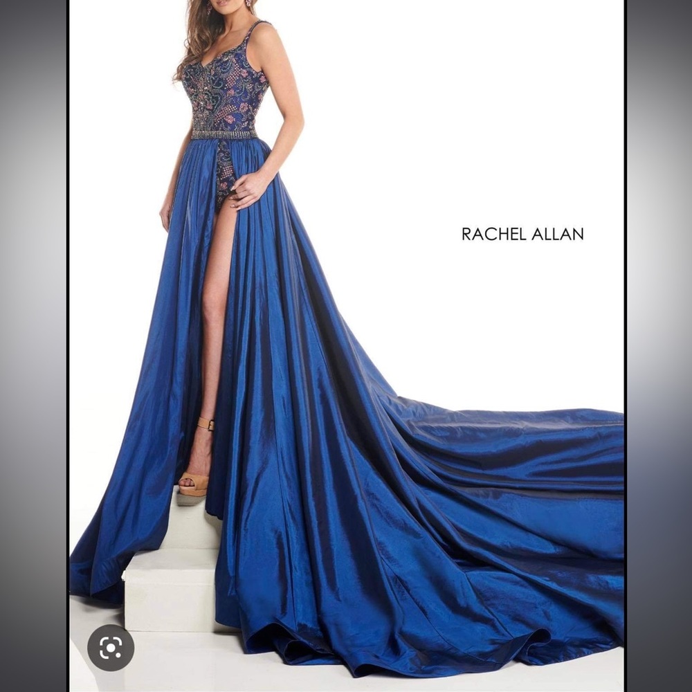 STUNNING Rachel Allan Bodysuit Gown!